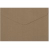 Koperta ozdobna 114x162mm KRAFT c.brązowy C6 120g (8szt.) 280222 Galeria Papieru