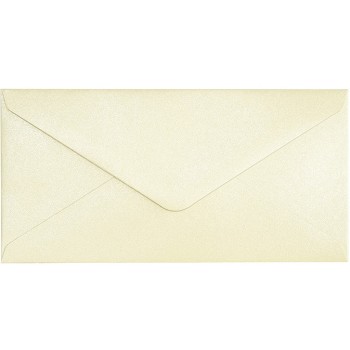 Koperta 80x160mm Pearl kremowy 150g. (10szt.) 280491 Galeria Papieru