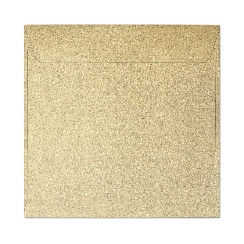 Koperta 145x145mm PEARL złota 120g. (10szt.) 280715 Galeria Papieru
