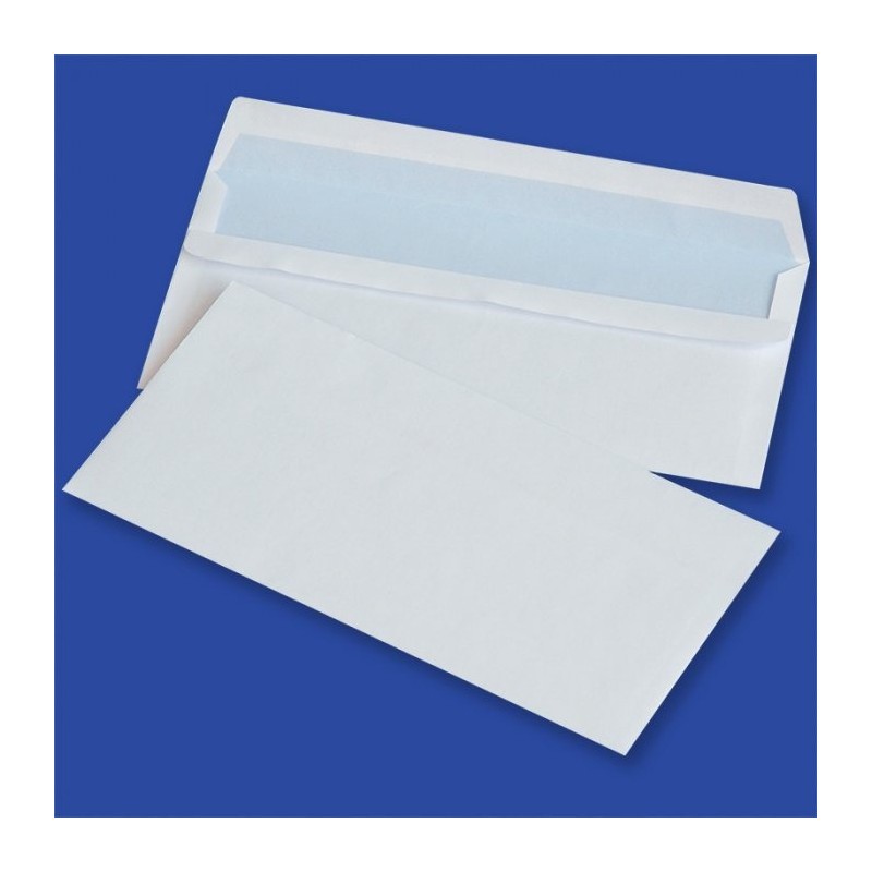 Koperty DL SK białe 75g (1000szt.) NC samoklejące 11221000