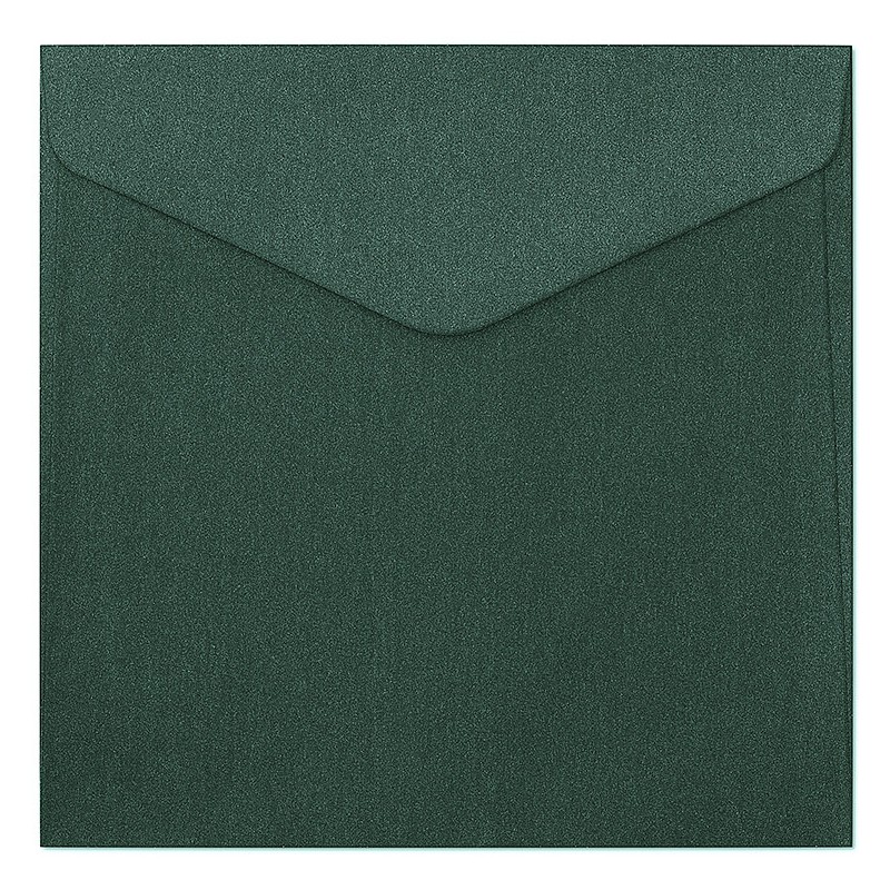 Koperta 160x160mm Pearl zielony 150g. (10szt.) 280344 Galeria Papieru