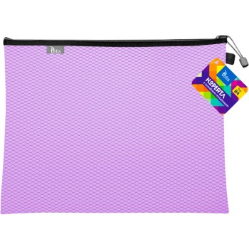 Koperta B4 z suwakiem metalowym FIOLETOWA BT607-F TETIS