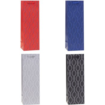 Torebka prezentowa 12x36x9cm TBG-24049-HS-BB ROZETTE