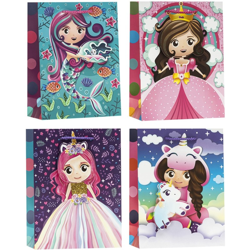 Torebka prezentowa 18x24x8cm TD-22058-A5-3D-GL ROZETTE