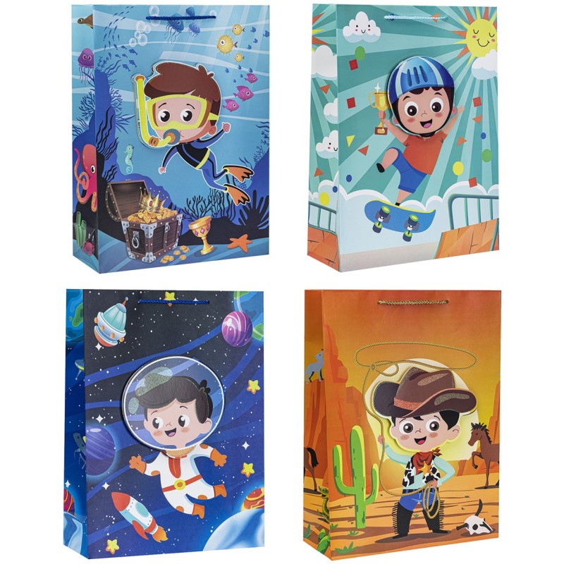 Torebka prezentowa 26x32x10cm TD-23060-HS-A4 ROZETTE