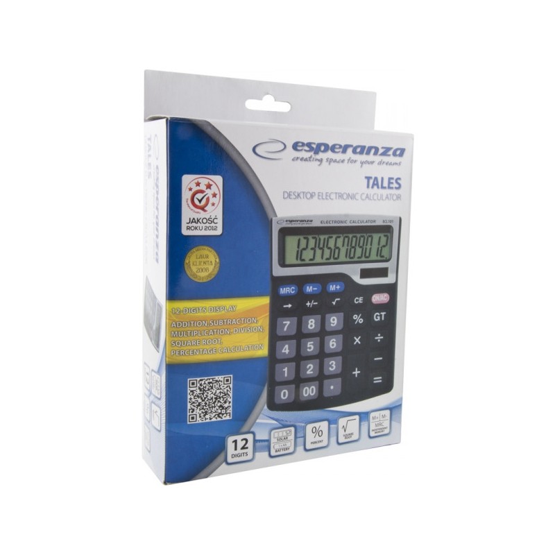 Kalkulator ESPERANZA 12-pozycyjny ECL101