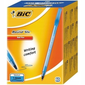 Długopis BIC ROUND STIC CLASSIC niebieski ekonomiczny do codziennego użytku 921403