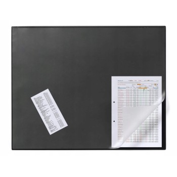 Podkład na biurko 650x520mm Czarny przezroczysta nakładka 720301 DURABLE