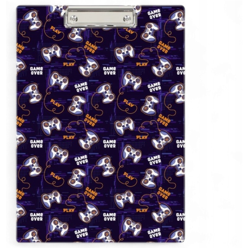 Deska z klipem A4 z nadrukiem GAMEPAD KHN-01-33 BIURFOL