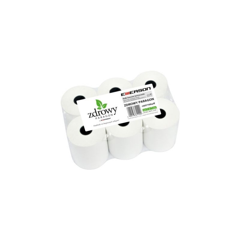 Rolki termiczne 57mmx100m (6szt) EMERSON rt057100wkkff zdrowy paragon