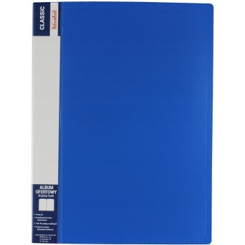 Album ofertowy na dokumenty 60 kieszeni CLASSIC niebieski AOF-06-03 BIURFOL