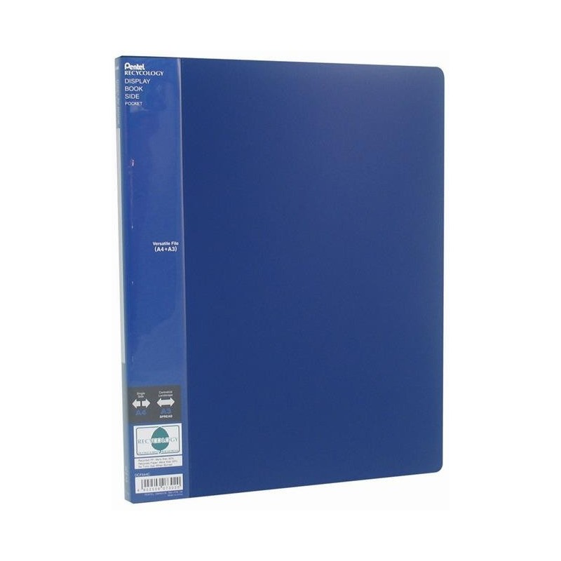 Album ofert.A4/A3 40kieszeni niebieski DCF644C SIDE PENTEL
