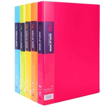 Album ofertowy do prezentacji A4 60 koszulek niebieski RIO E5035 BLUE DELI