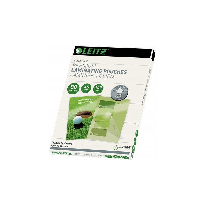 Folia do laminacji LEITZ iLAM UDT A5 80 mic. 74920000