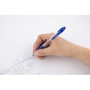 Długopis automatyczny niebieski ergonomiczny do biura 294A 101323 D.RECT