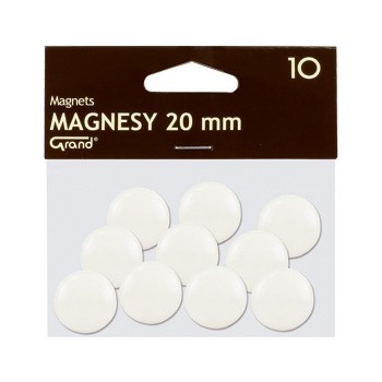Magnesy 20mm GRAND białe (10szt.) 130-1689 GRAND