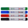 Markery do tablic suchościeralnych MEMOB E, z okrągłą końcówką, 4 kolory MM004-99