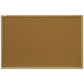 Tablica korkowa w ramie drewnianej 120x90cm OFFICE TC129/C zo 2X3