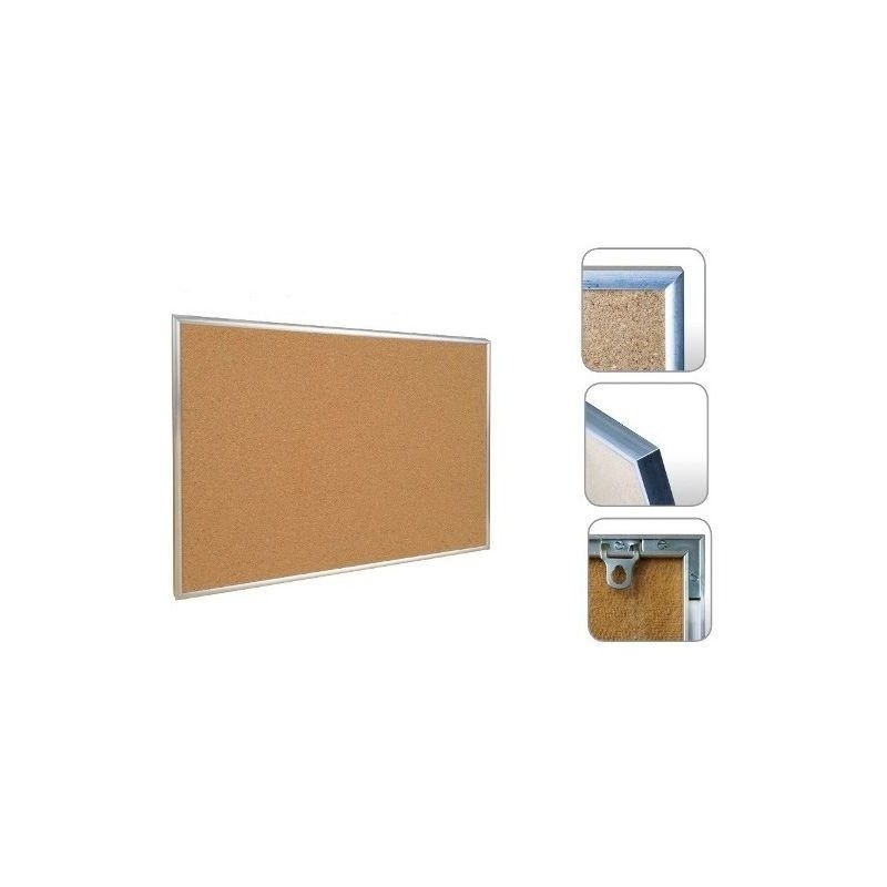 Tablica korkowa 120x80cm r.aluminiowa WIELKOR