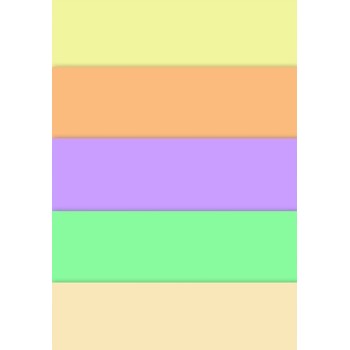 Papier ksero A4 160g KRESKA mix pastel 100ark 20676