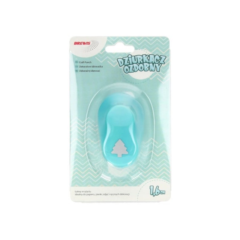 Dziurkacz ozdobny 1,6cm CHOINKA D16-13 BREWIS
