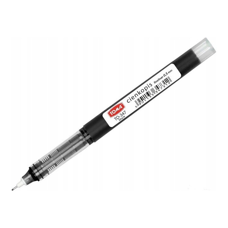 Cienkopis kapilarny 0,5mm czarny TO-347 TOMA