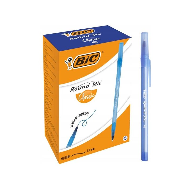 Długopis ROUND STIC CLASSIC niebieski ( 60sztuk ) 921403 BIC
