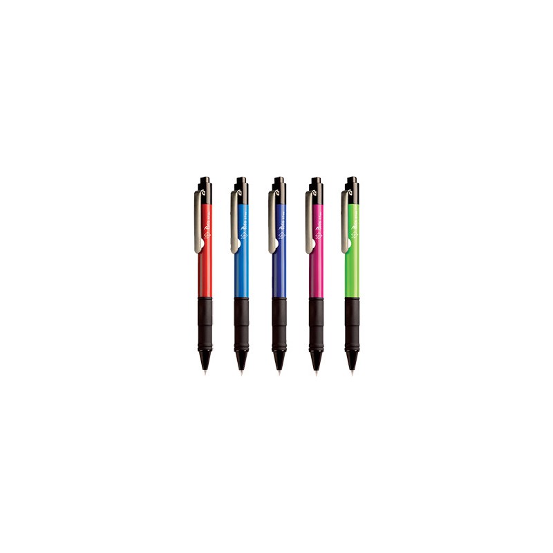 Długopis automatyczny niebieski 0,7mm KD941-NM obudowa mix kolorów TETIS