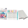 Pisak BRUSH SIGN PEN TWIN MANGA kpl.8szt. SESW30C-ST8MGPL PENTEL