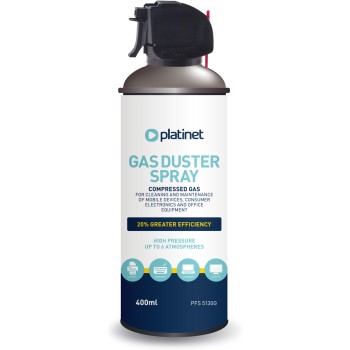 Sprężone powietrze 400ml PLATINET z pistoletem (45084)
