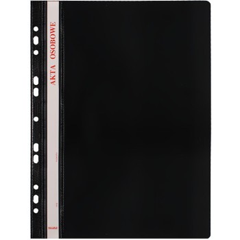 Skoroszyt na akta osobowe A4 wpinany do segregatora 10 sztuk czarny ST-23-05 BIURFOL