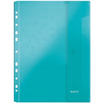 Koszulki A4 z klapką 200mic. ( 6szt.) mix kolorów 47070099 LEITZ WOW