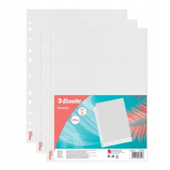 Koszulki ColourBreeze PP 43 mikrony 25 szt. 628486 ESSELTE