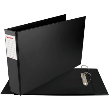 Segregator na dokumenty A3 poziomy 2 ringi 70mm czarny SE-06-01 BIURFOL