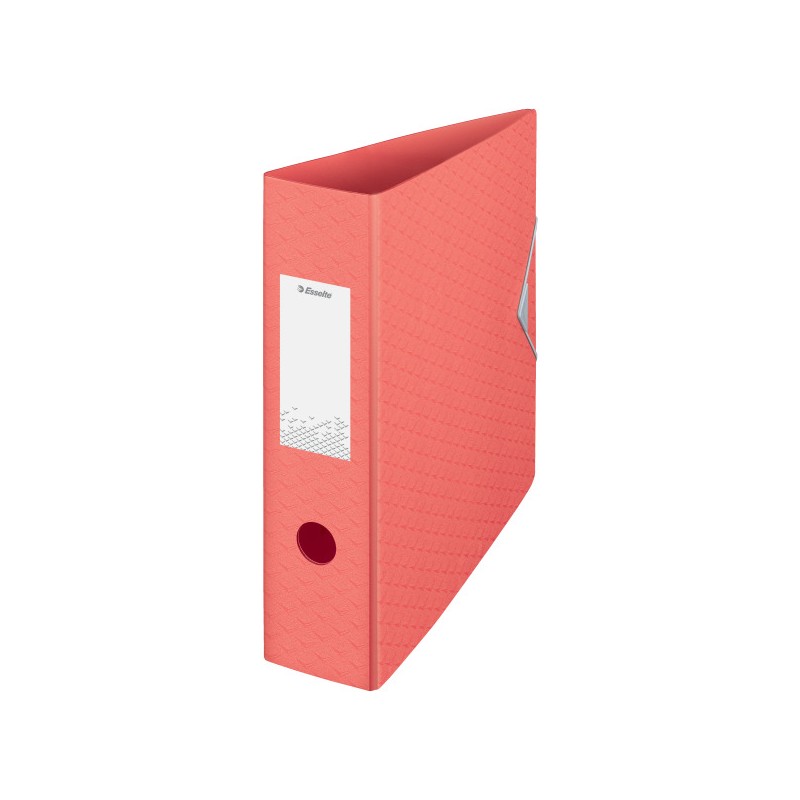 Segregator ESSELTE Colour`Breeze z polyfoamu A4 82mm koralowy 628427