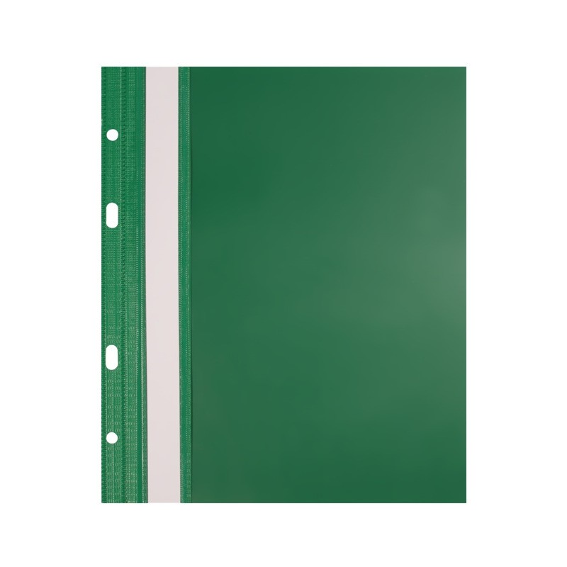 Skoroszyt na dokumenty twardy A5 wpinany do segregatora 10 sztuk zielony SH-11-02 BIURFOL