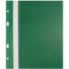 Skoroszyt na dokumenty twardy A5 wpinany do segregatora 10 sztuk zielony SH-11-02 BIURFOL