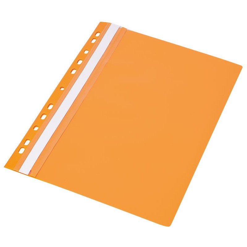 Skoroszyt A4 twardy wpinany typu PVC (10) pomarańczowy 0413-0019-07 Panta Plast
