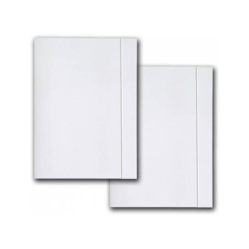 Teczka z gumką A3 biała KRESKA