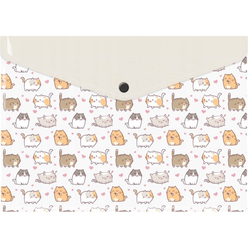 Teczka kopertowa A4 PP z nadrukiem KITTENS TKN-A4-35 BIURFOL