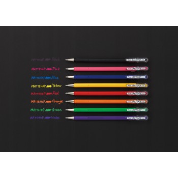 Długopis żelowy MATTEHOP 1,0mm (4 szt.) K110V-ST4FGPVPL PENTEL