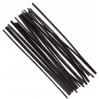 Druty pluszowe DPK-16 czarne ALIGA