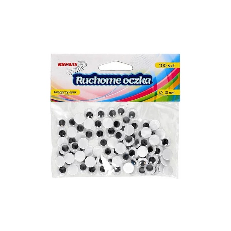 Ozdoba dekoracyjna oczka 10mm (100szt.) RO3 BREWIS 680389