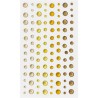 Kryształki samoprzylepne 3-6mm żółte (104) 251111 Galeria Papieru