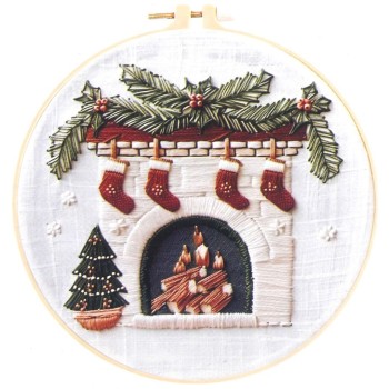 Zestaw do haftowania Kominek 649467 TITANUM