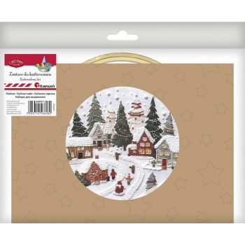 Zestaw do haftowania Wioska Św. Mikołaja 649471 TITANUM