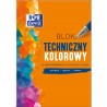 Blok techniczny szkolny A4 kolorowy 10 kartek 225g 400093230 OXFORD