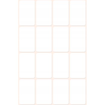 Etykiety białe 29x18mm do opisywania ręcznego (96 etykiet) 3074 AVERY ZWECKFORM