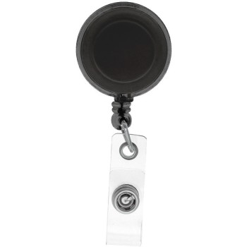 Mechanizm ściągający do identyfikatorów czarny 65cm K04.4569