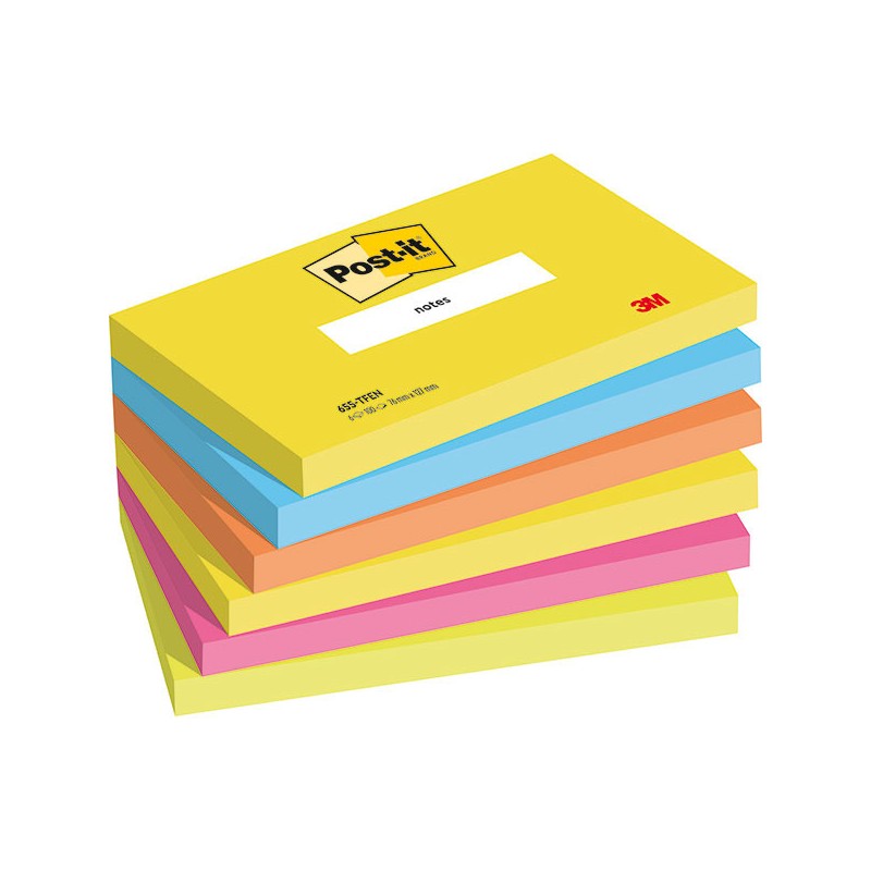 Bloczek samoprzylepny 127x76mm 100k (6szt) paleta energetyczna POST-IT 655-TFEN FT510283557 3M